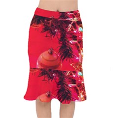 Christmas Tree  1 4 Short Mermaid Skirt by bestdesignintheworld