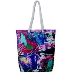 Combat Trans 6 Full Print Rope Handle Tote (small) by bestdesignintheworld