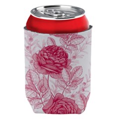 Flower Seamless Pattern With Roses Can Holder by Wegoenart