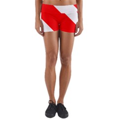 Diving Flag Yoga Shorts by FlagGallery