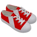 Diving flag Kids  Low Top Canvas Sneakers View3