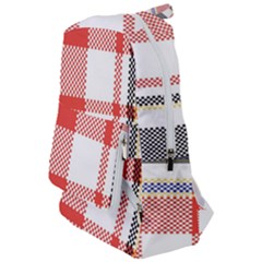 Plaid Mosaic Pixel Seamless Pattern Travelers  Backpack by Wegoenart