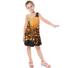 Christmas Tree  1 1 Kids  Sleeveless Dress by bestdesignintheworld