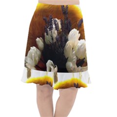 Tulips 1 2 Fishtail Chiffon Skirt by bestdesignintheworld