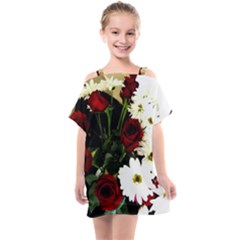 Roses 1 2 Kids  One Piece Chiffon Dress by bestdesignintheworld