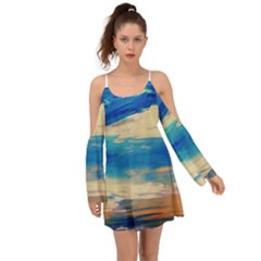 Skydiving 1 1 Kimono Sleeves Boho Dress by bestdesignintheworld