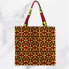 Rby-c-3-3 Zipper Grocery Tote Bag by ArtworkByPatrick