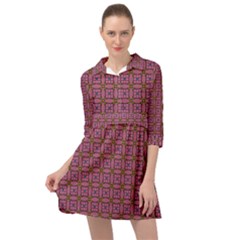 Wisteria Mini Skater Shirt Dress by deformigo