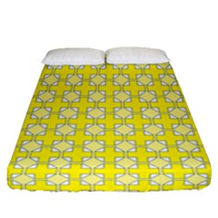 Goldenrod Fitted Sheet (queen Size) by deformigo