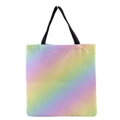 Pastel Goth Rainbow  Grocery Tote Bag by thethiiird