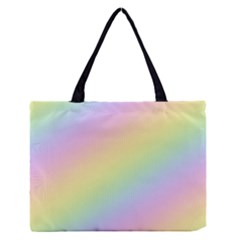 Pastel Goth Rainbow  Zipper Medium Tote Bag by thethiiird