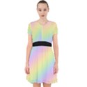 Pastel Goth Rainbow  Adorable in Chiffon Dress View1