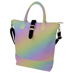 Pastel Goth Rainbow  Buckle Top Tote Bag by thethiiird