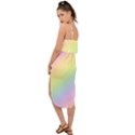 Pastel Goth Rainbow  Waist Tie Cover Up Chiffon Dress View2