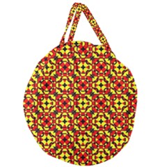 Rby-c-3-9 Giant Round Zipper Tote by ArtworkByPatrick