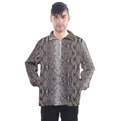 Python Snakeskin Print Men s Half Zip Pullover by LoolyElzayat