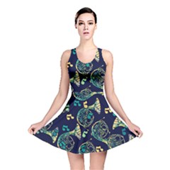 French Horn Reversible Skater Dress by BubbSnugg