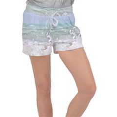 Ocean Heart Velour Lounge Shorts by TheLazyPineapple