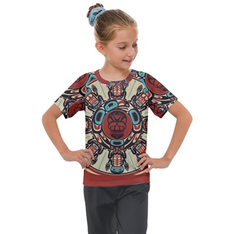 Grateful Dead Pacific Northwest Cover Kids  Mesh Piece Tee by Sapixe