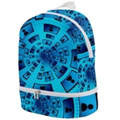 Social Media Smartphone Monitor Zip Bottom Backpack by Vaneshart