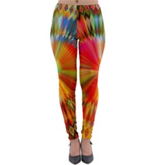 Kaleidoscope Mandala Color Lightweight Velour Leggings by Vaneshart