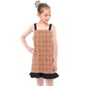 Timeless   Black & Cantaloupe Orange Kids  Overall Dress View1