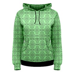 Timeless - Black & Mint Green Women s Pullover Hoodie by FashionBoulevard