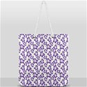 Cute Flowers - Imperial Purple Full Print Rope Handle Tote (Large) View1