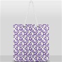 Cute Flowers - Imperial Purple Full Print Rope Handle Tote (Large) View2