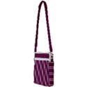 Nice Stripes - Boysenberry Purple Multi Function Travel Bag View2