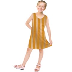 Nice Stripes - Honey Orange Kids  Tunic Dress by FashionBoulevard