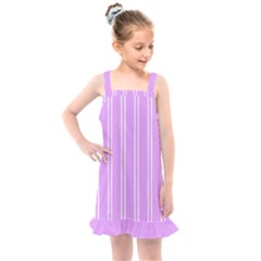 Nice Stripes - Lavender Purple Kids  Overall Dress by FashionBoulevard