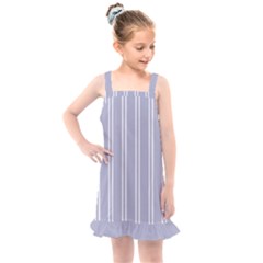 Nice Stripes - Silver Grey Kids  Overall Dress by FashionBoulevard