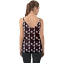 White Rose In Maroon Chiffon Cami View2