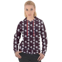 White Rose In Maroon Women s Overhead Hoodie by snowwhitegirl