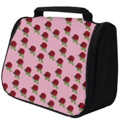 Rose In Pink Full Print Travel Pouch (big) by snowwhitegirl