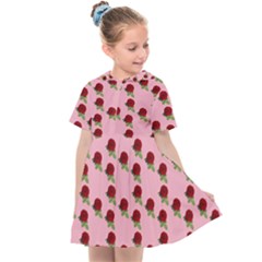 Rose In Pink Kids  Sailor Dress by snowwhitegirl