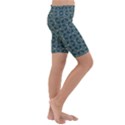 Pattern1 Kids  Lightweight Velour Cropped Yoga Leggings View3