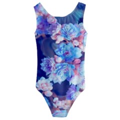 Flowers Kids  Cut-out Back One Piece Swimsuit by Sparkle