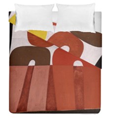 Sophie Taeuber Arp, Composition À Motifs D arceaux Ou Composition Horizontale Verticale Duvet Cover Double Side (queen Size) by Sobalvarro