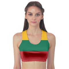 Lithuania Flag Sports Bra by FlagGallery