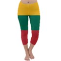 Lithuania Flag Capri Winter Leggings  View1