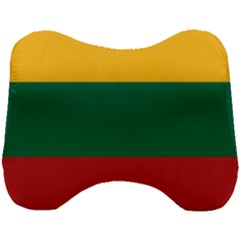 Lithuania Flag Head Support Cushion by FlagGallery