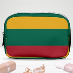 Lithuania Flag Make Up Pouch (small) by FlagGallery