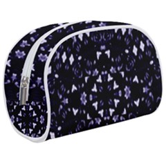 Dark Blue Ornament Pattern Design Makeup Case (medium) by dflcprintsclothing