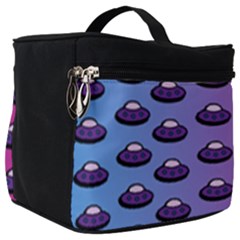 Ufo Alien Pattern Make Up Travel Bag (big) by Wegoenart