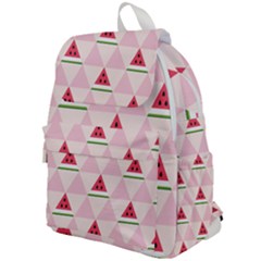 Seamless Pattern Watermelon Slices Geometric Style Top Flap Backpack by Nexatart