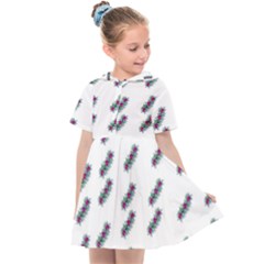 Japan Cherry Blossoms On White Kids  Sailor Dress by pepitasart