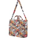 Cute Dog Seamless Pattern Background Square Shoulder Tote Bag View1