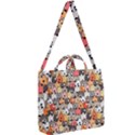 Cute Dog Seamless Pattern Background Square Shoulder Tote Bag View2